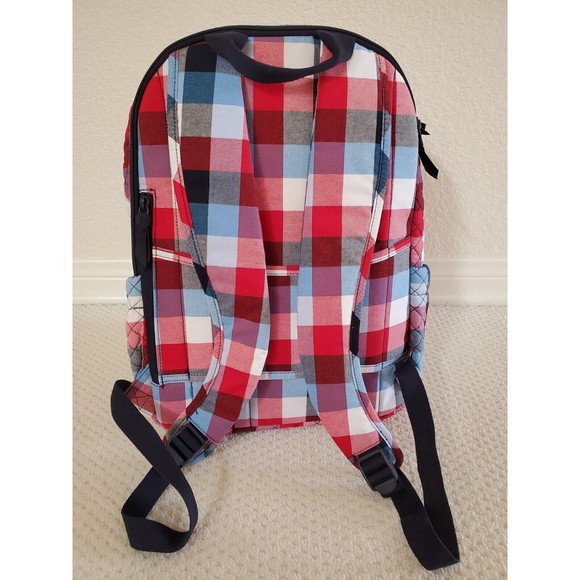 NWT Vera Bradley Campus Backpack in Patriotic Plaid #27966-11404 - Picture 2 of 10